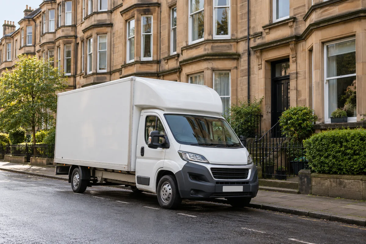 Flat & tenement removals — illustrative moving photograph
